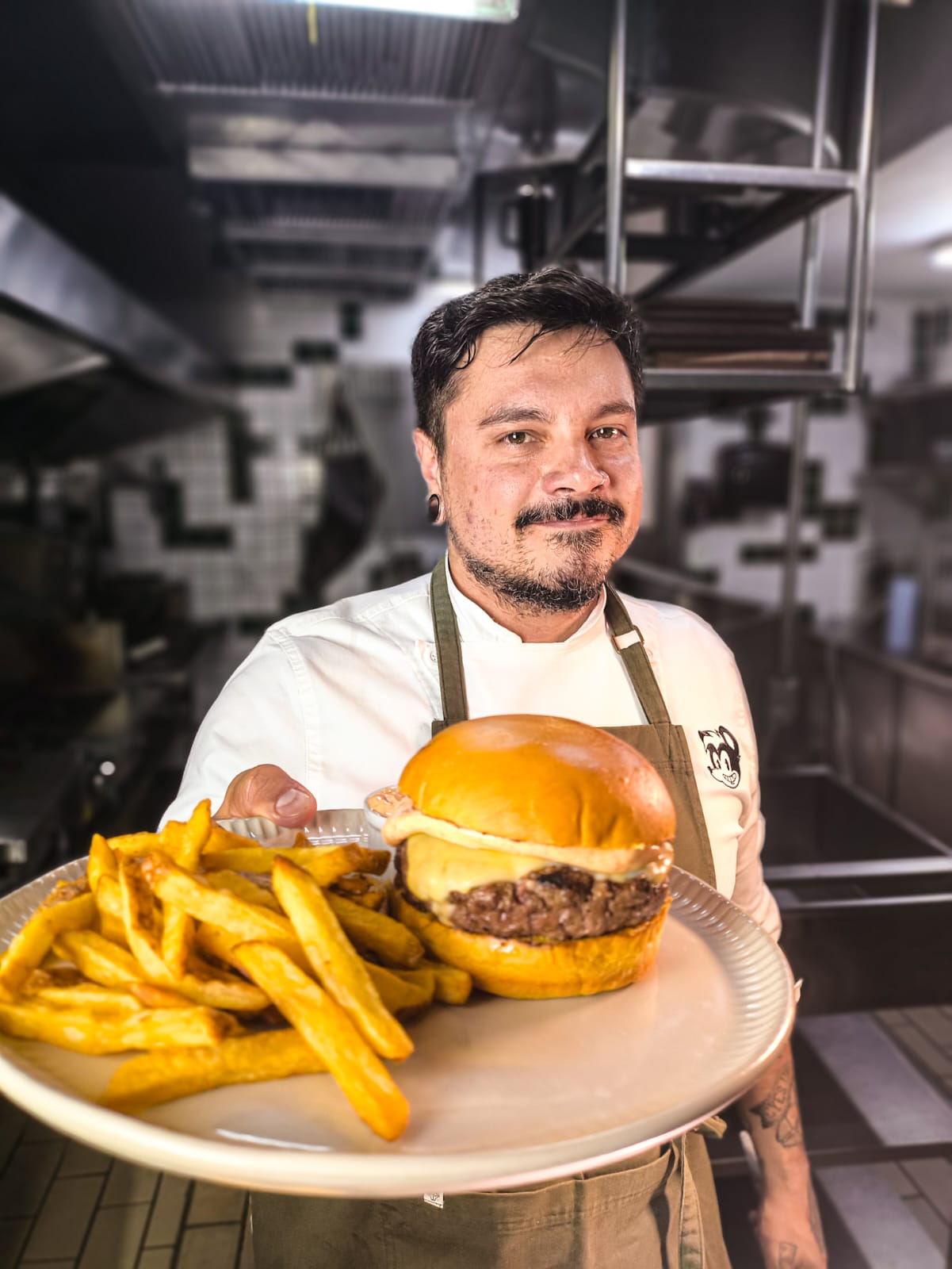 Lierson mentorando um dono de restaurante